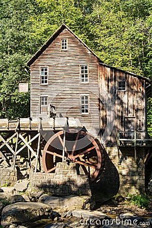 Glade Creek Grist Mill Editorial Stock Photo